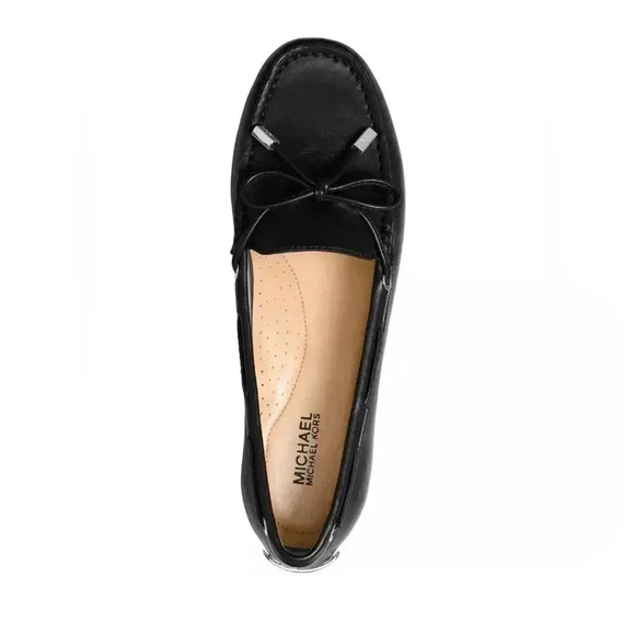 MICHAEL KORS Black Sutton Moccasin Flat Loafers size 7 - Picture 3 of 10